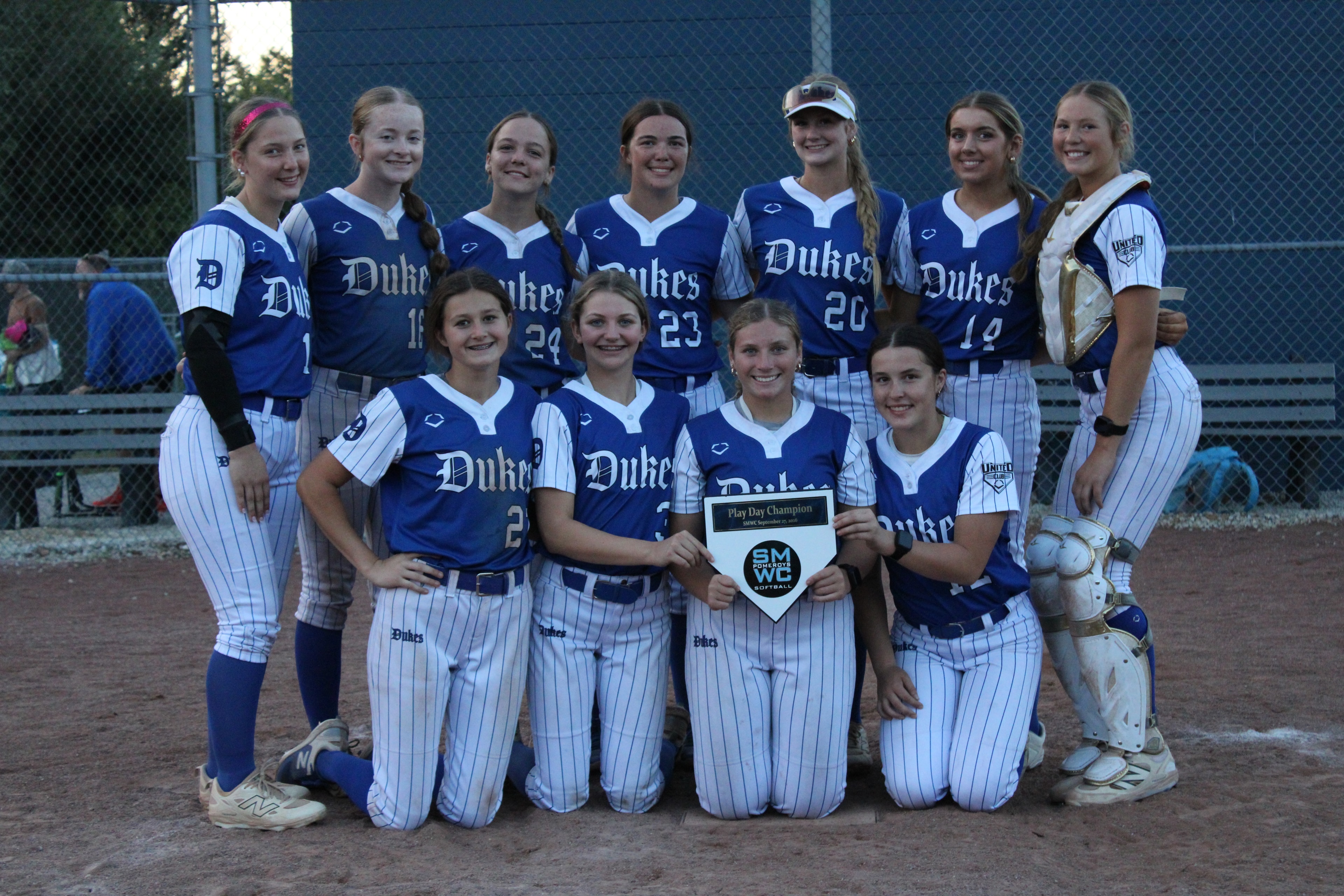 Lady Dukes 29/30 Profitt — Play Day Champions
